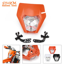 Load image into Gallery viewer, Universal Motorcycle Headlight Head Lamp Light For KTM EXC EXCF XC XCF XCW XCFW MX EGS SX SXF SXS SMR 125 250 300-500 Dirt Bike