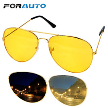 Load image into Gallery viewer, FORAUTO Anti-glare Car Drivers Night Vision Goggles Driving Glasses Copper Alloy Sunglasses Auto Accessories